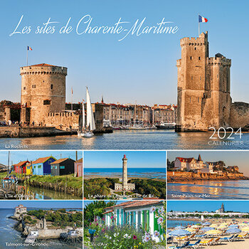 Calendrier chevalet 2024 Les plus beaux sites de Charente maritime