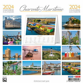 Calendrier chevalet 2024 Charente maritime - maison
