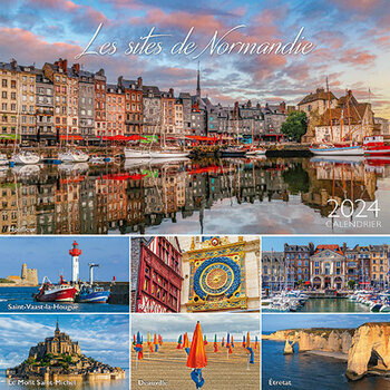 Calendrier chevalet 2024 Normandie Honfleur