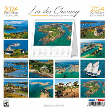 Calendrier chevalet 2024 Iles Chausey