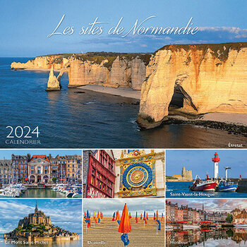 Calendrier chevalet 2024 Les sites de Normandie