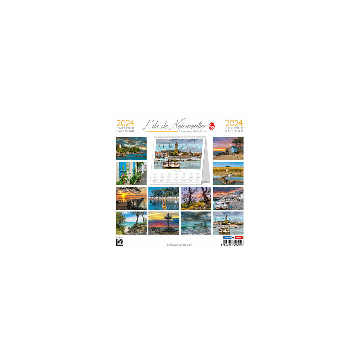 Calendrier chevalet Noirmoutier 2024
