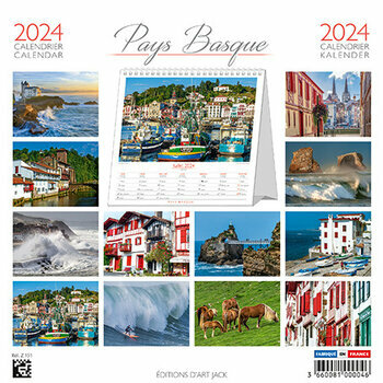 Calendrier chevalet 2024 Pays basque maison