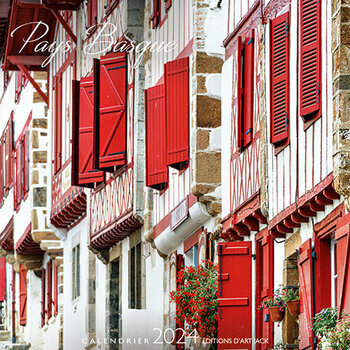 Calendrier chevalet 2024 Pays basque maison Calendrier chevalet 2024 Pays basque maison