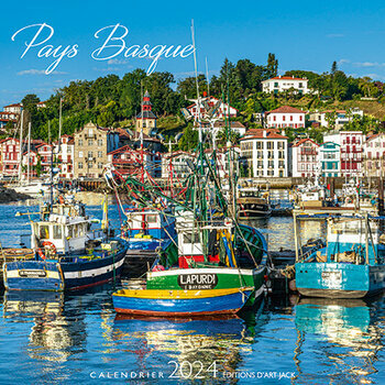 Calendrier chevalet 2024 Pays basque port Ciboure Calendrier chevalet 2024 Pays basque port Ciboure