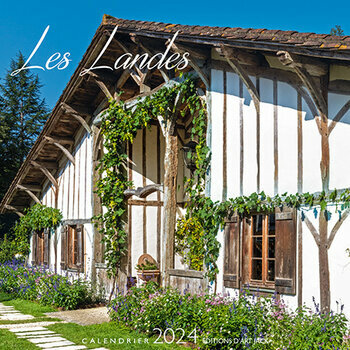 Calendrier chevalet 2024 Les Landes - maison Calendrier chevalet 2024 Les Landes - maison