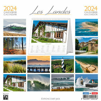 Calendrier chevalet 2024 Les Landes - Courant d'Huchet