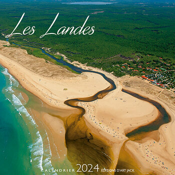Calendrier chevalet 2024 Les Landes - Courant d'Huchet Calendrier chevalet 2024 Les Landes - Courant d'Huchet