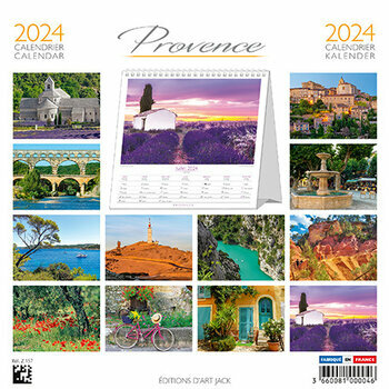 Calendrier chevalet 2024 Provence coquelicot