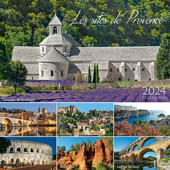 Calendrier chevalet 2024 Les plus beaux sites de Provence