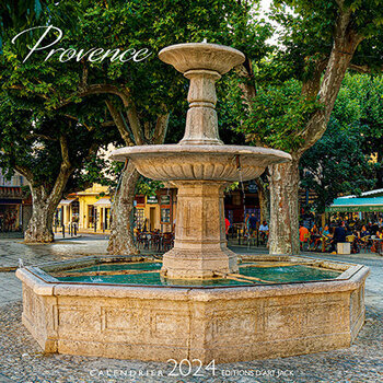 Calendrier chevalet 2024 Provence fontaine