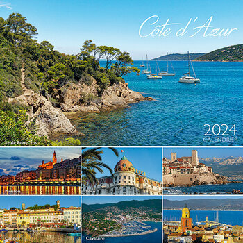 Calendrier chevalet 2024 Côte d'Azur