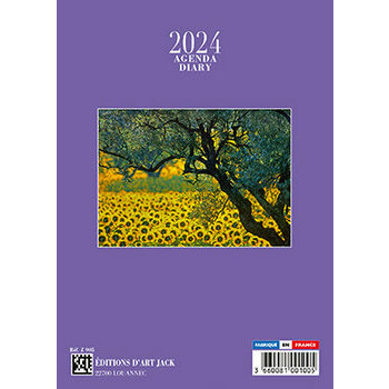 Agenda de poche Provence Abbaye de Senanque 2024