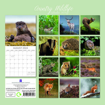 Calendrier 2024 Animaux des forêts Calendrier 2024 Animaux des forêts