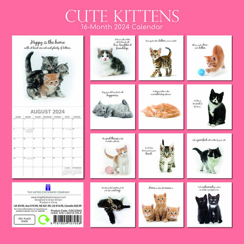 Calendrier 2025 Chaton mignon