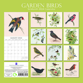 Calendrier 2024 Dessin oiseaux Calendrier 2024 Dessin oiseaux