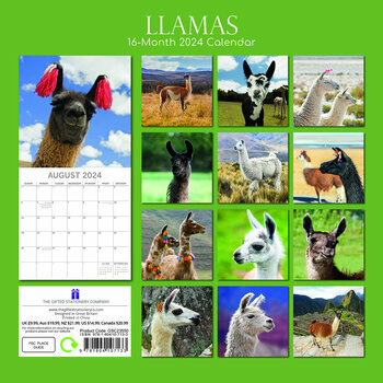 Calendrier 2024 Lama