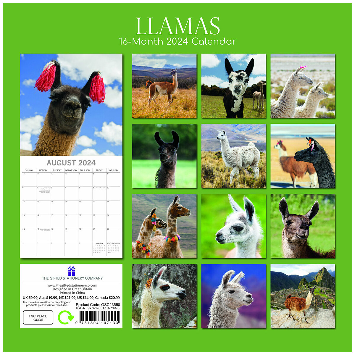 calendrier 2024 Lama
