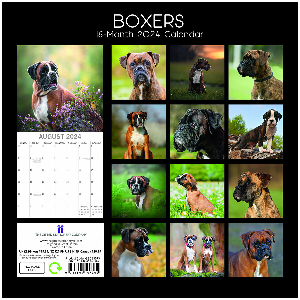 calendrier Boxer 2024