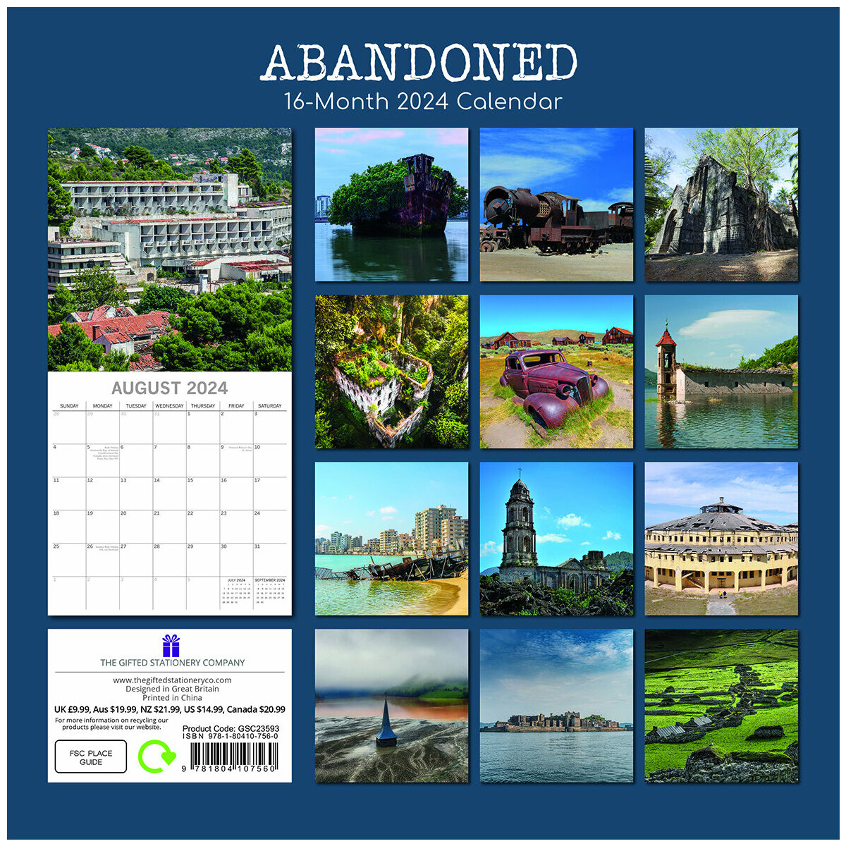 Calendrier 2024 Château en ruine
