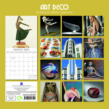 Calendrier 2024 Art déco