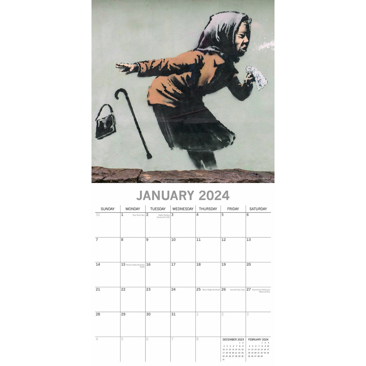 Calendrier 2024 Banksy