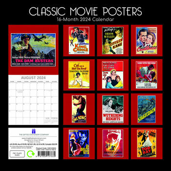 Calendrier 2024 Affiche film culte Calendrier 2024 Affiche film culte