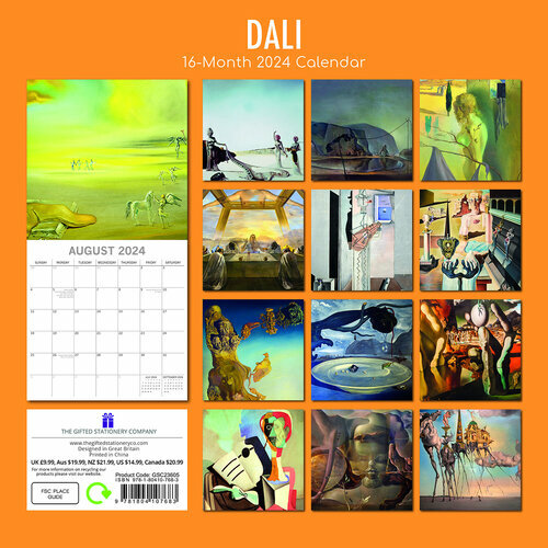 calendrier Salvador Dali 2024