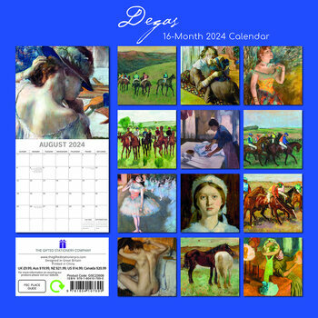 Calendrier 2024 Edgar Degas Calendrier 2024 Edgar Degas