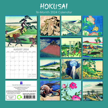 Calendrier 2024 Art japonais Hokusai Calendrier 2024 Art japonais Hokusai