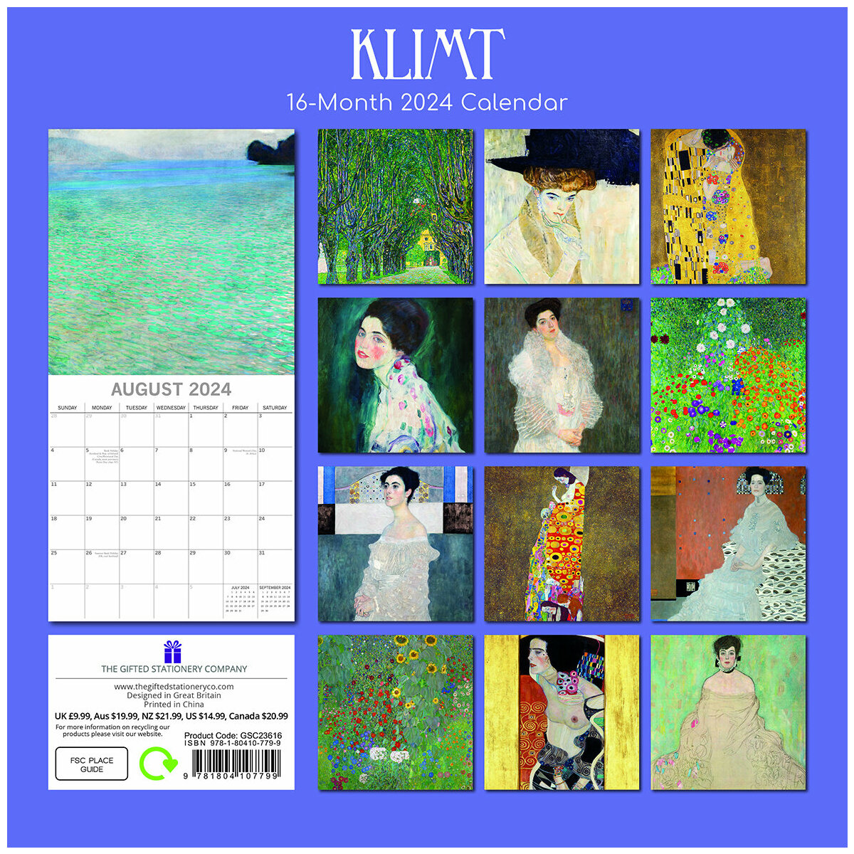 calendrier Klimt 2024