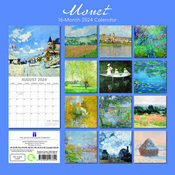 Calendrier 2024 Claude Monet