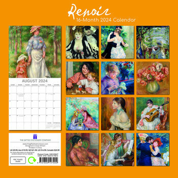 Calendrier 2024 Auguste Renoir Calendrier 2024 Auguste Renoir