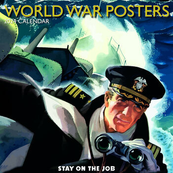 Calendrier 2024 Affiche de guerre retro
