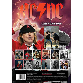 Calendrier 2024 AC DC format A3 Calendrier 2024 AC DC format A3