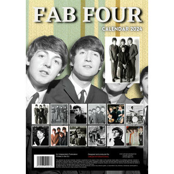 Calendrier 2024 Beatles format A3 Calendrier 2024 Beatles format A3