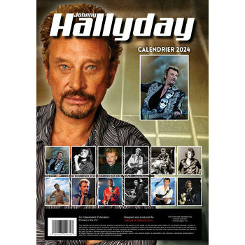 Calendrier 2024 Johnny Hallyday format A3 Calendrier 2024 Johnny Hallyday format A3