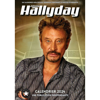 Calendrier 2024 Johnny Hallyday format A3