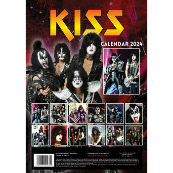 Calendrier 2024 Kiss format A3 Calendrier 2024 Kiss format A3