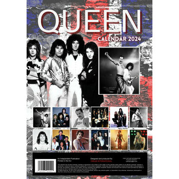 Calendrier 2024 Queen format A3 Calendrier 2024 Queen format A3