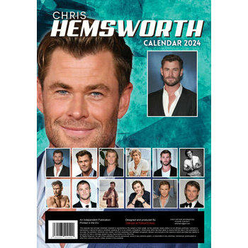 Calendrier 2024 Chris Hemsworth format A3 Calendrier 2024 Chris Hemsworth format A3
