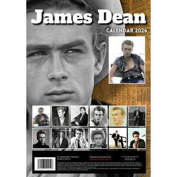 Calendrier 2024 James Dean format A3 Calendrier 2024 James Dean format A3