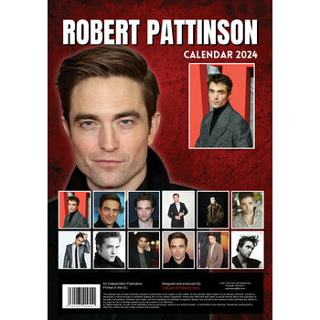 Calendrier 2024 Robert Pattinson A3 Calendrier 2024 Robert Pattinson A3