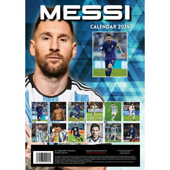 Calendrier 2024 Lionel Messi format A3 Calendrier 2024 Lionel Messi format A3