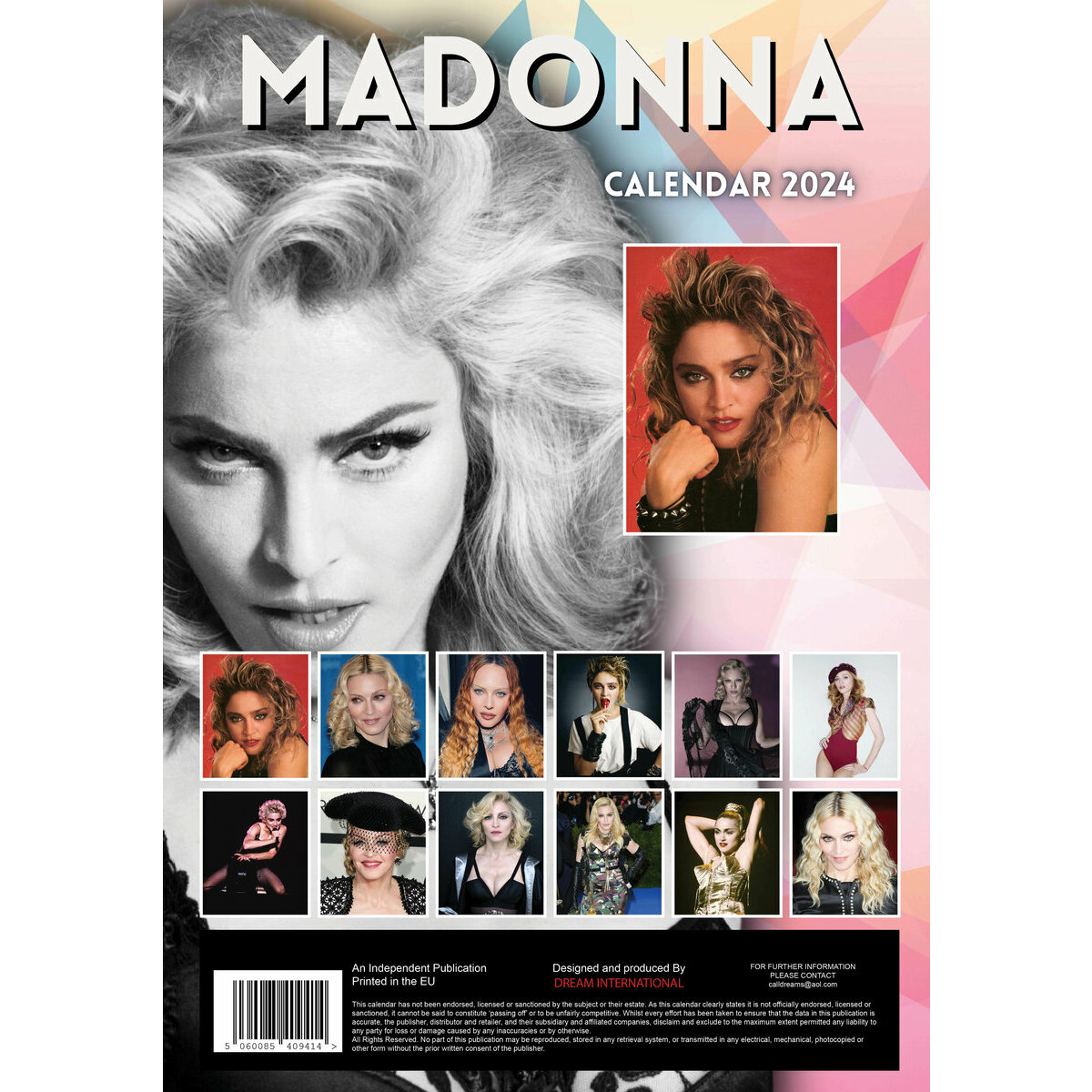 Calendrier 2024 Madonna A3