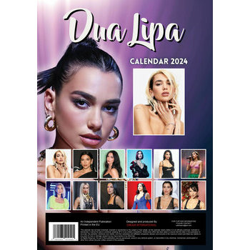 Calendrier 2024 Dua Lipa A3 Calendrier 2024 Dua Lipa A3