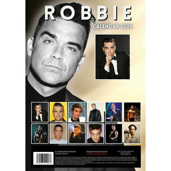 Calendrier 2024 Robbie William A3 Calendrier 2024 Robbie William A3
