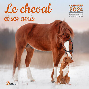 Calendrier 2024 Le cheval et ses amis