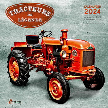 Calendrier 2024 Tracteur vintage Calendrier 2024 Tracteur vintage
