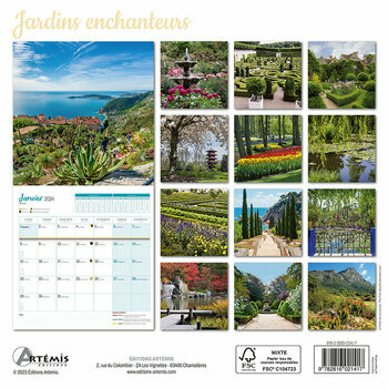 Calendrier 2024 Jardin enchanteurs Calendrier 2024 Jardin enchanteurs